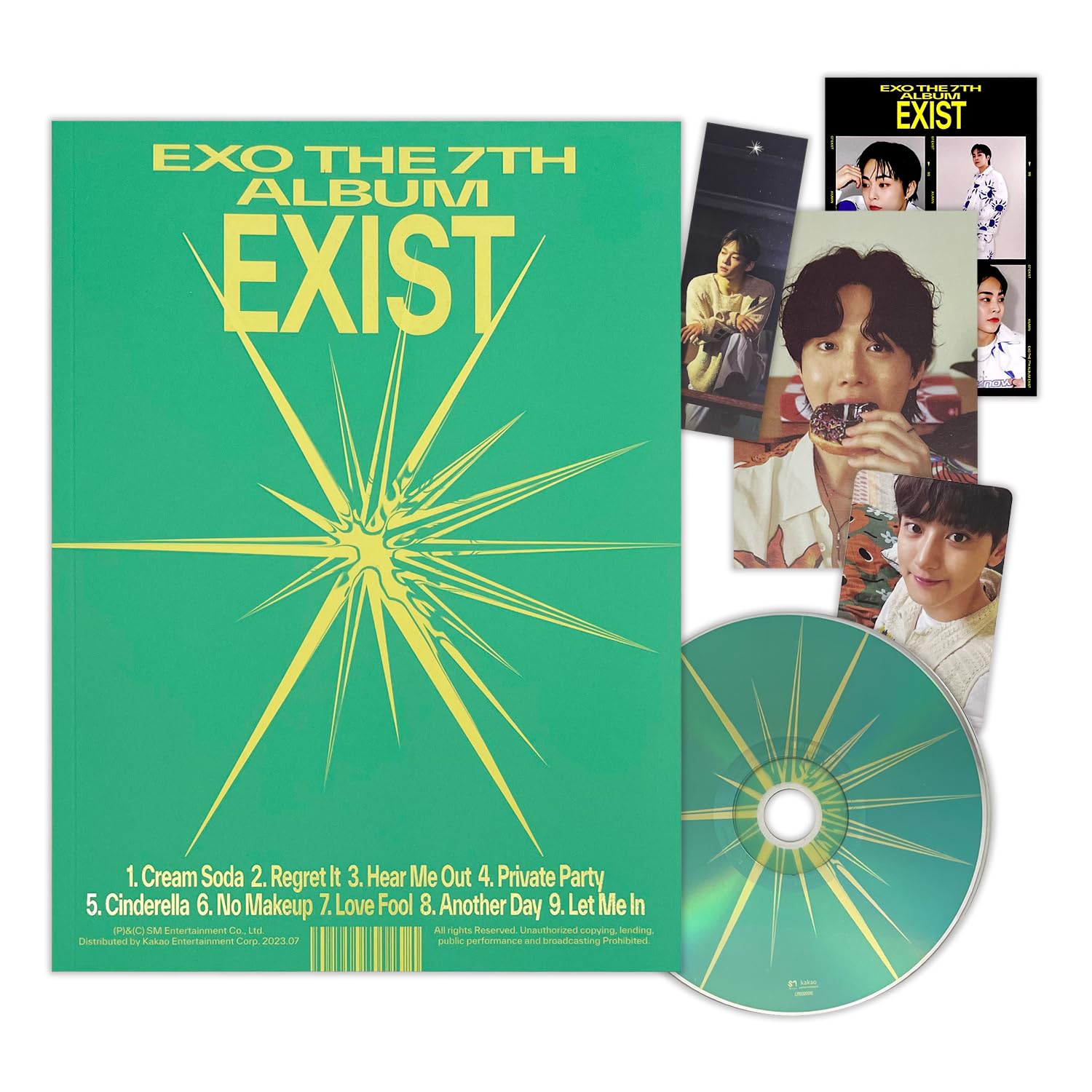 EXO - 7th Album [EXIST] (Photo Book Ver. - O Ver.) Cover + Photo